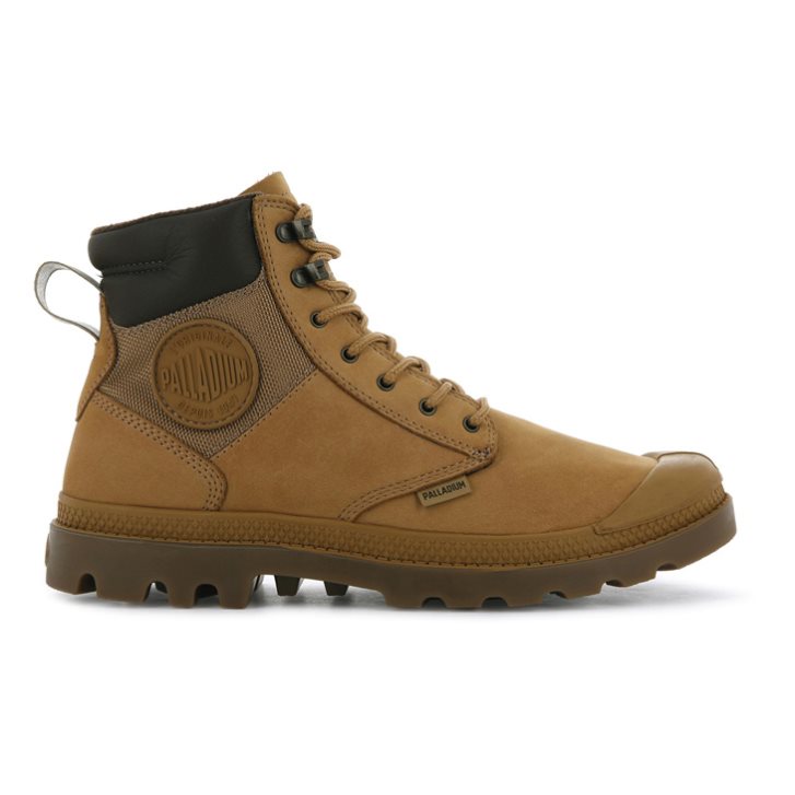 Bottes Palladium Pampa Shield WP+ LUX Femme Marron | FR YAZ196M